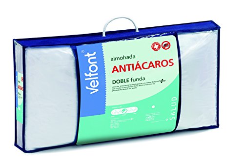 Almofada Antiacaros 90 Cm VISCONUBE (Recondicionado Como Novo) VELAMEN - Almofadas - almofada, antiácaros, 90 cm, viscoelástica, fibra poliéster, antiácaros acarsan natural