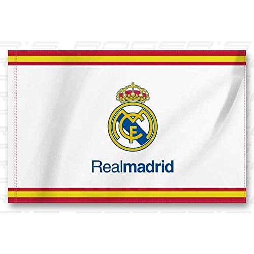 Bandeira do Real Madrid com Frangos da Espanha Real Madrid - Sinalização - bandeira, Real Madrid, frangos, espanha, poliéster
