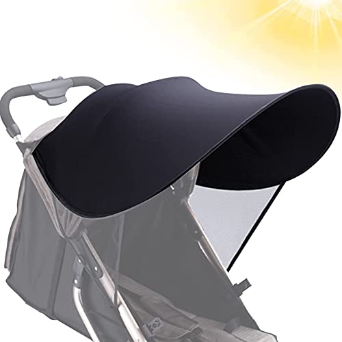 Capa de Guardanapo para Carrinho Universal UV 50+ Preto Silent-Qiaoyou - Móveis para bebês e crianças pequenas - proteção UV, universal, ajustável, preto