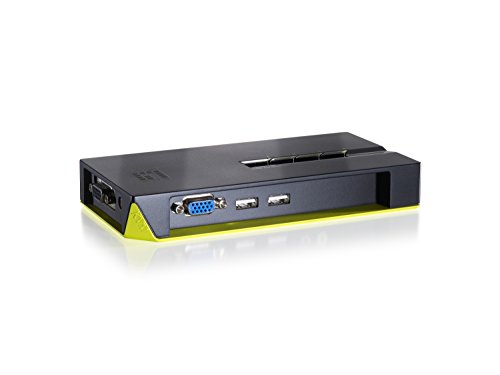 Adaptador LVLONE FVT-0104R em Preto e Prateado LevelOne - Comutadores kvm - preto, prateado