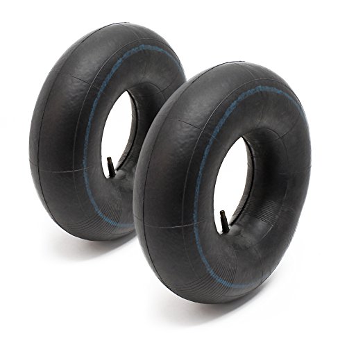Conjunto de 2 Câmaras de Cortar Relva com Roda de 18X6,5-9,5 WilTec - Pneus automotivos - 2 câmaras, 18x6,5-9,5 cm, válvulas rectas