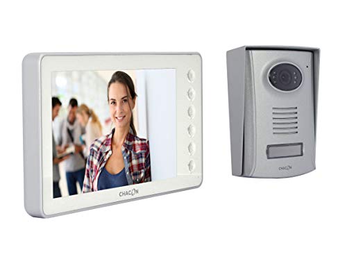 Telefone sem fio CHACON 2Hilos (Branco) Chacon - Intercomunicadores - 7 polegadas, 2 hilos, adaptador, ip44