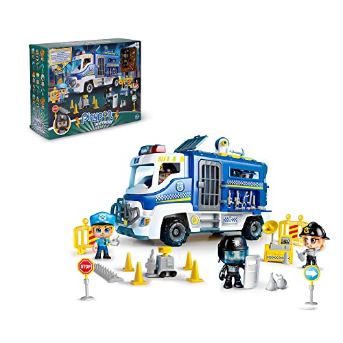 Pinípon: Carro da Polícia (Idade Mínima Recomendada: 3 anos) Pinypon Action - Brinquedos - construção, cenário, personagens, figura, vallas, sinais