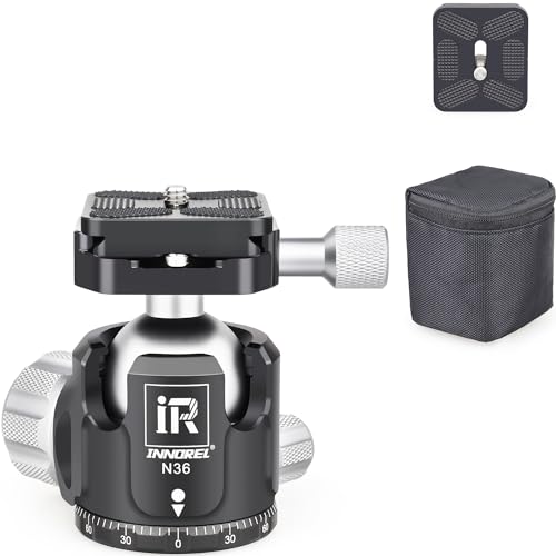 Innorel N36 Tripé para Câmaras Tripé para Câmara de Vídeo Preto INNOREL - Acessórios de áudio - alumínio, preto, 20 kg, 1,2 kg