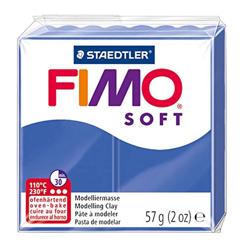 Plasticina STAEDTLER FIMO (Azul - 59 g) FIMO - Materiais de cerâmica e escultura - alta qualidade, 59 g, criativos, trabalhável