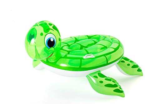 Flutuador BESTWAY Turtle Rider (Verde - PVC) Bestway - Colchões e espreguiçadeiras de piscina - tartaruga, verde, pvc, hinchável