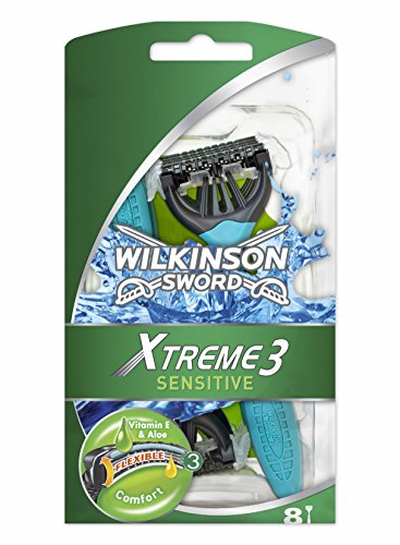 Wilkinson Sword Xtreme 3 Sensível Maquina de Barbear 8 Unidades Wilkinson Sword - Lâminas e navalhas de barbear - sensível, 8 unidades, máquina de barbear