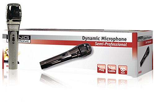 Microfone KONIG MK 302 (Com fio - Preto) König - Microfones - com fio, preto