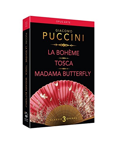 DVD La Bohème/Tosca/Madama Butterfly (Edição em Espanhol) Opus Arte - Dvds e vídeos - dvd, La Bohème, tosca, madama butterfly, edição em espanhol