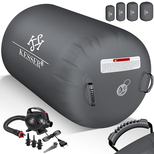 Rolo de Ioga KESSER Air Roll Airtrack (100x60cm) KESSER - Exercício e fitness - yoga, pilates, kickboxing, treino de força, resistente