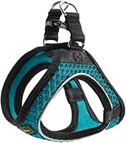 Peitoral para Cão Hunter 188101 | Azul (Animais Pequenos) Hunter - Coleiras e arnês para animais de estimação - malha, transpirante, suave, reflexivo