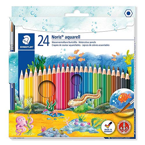 Lápis Cor NORIS Aquarell (24 Un - Multicor) Staedtler - Lápis - multicor, 24 un, suave traço, resistente