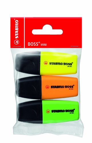 Marcador Fluorescente Stabilo Boss Mini Pop Stabilo - Marcadores e marcadores de texto - fluorescente, resistente à água, compacto, tinta à base de água