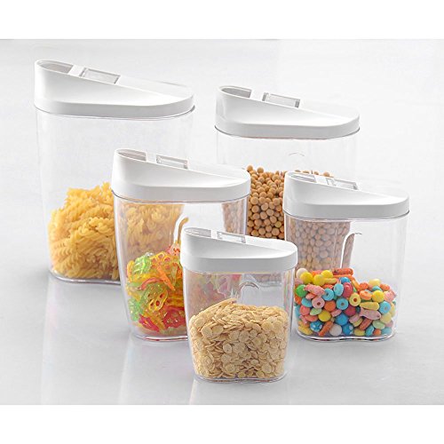 Caixa de armazenamento de comida JZHEN 5 peças Jzhen - Utensílios de mesa - armazenamento, comida, 5 peças