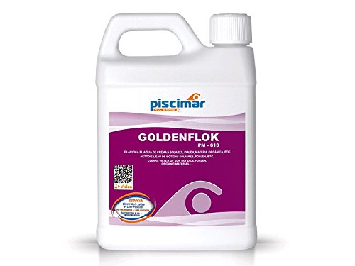 Coagulante Clarificante Superconcentrado Goldenflok 1 Kg PM PISCIMAR - Limpeza de piscinas e produtos químicos - superconcentrado, piscinas, eficiência