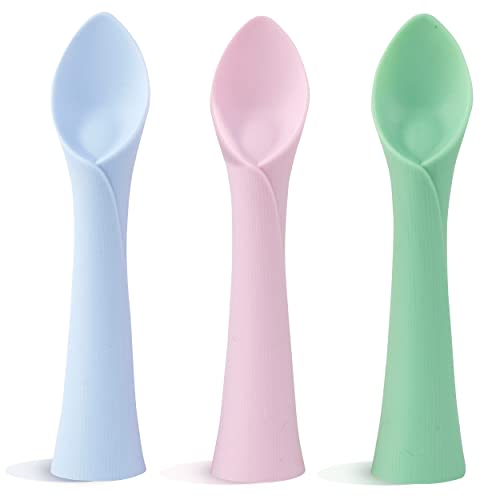 Conjunto de 3 Talheres NOONI Care Silicone (0 meses) Nooni Care - Colheres - silicone, ergonômico, flexível, 0+ meses