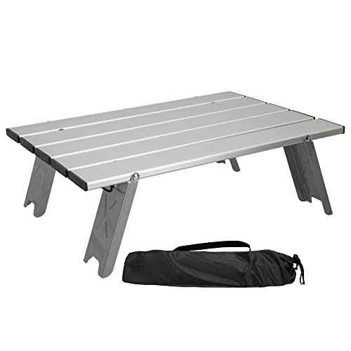 Mesa de Campismo AKTIVE Dobrável (Alumínio - 40 x 28.5 x 13 cm) COLORBABY - Móveis de exterior - dobrável, alumínio, portátil