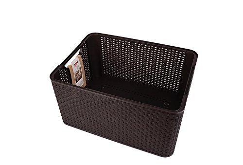 Caixa de Arrumação CURVER Style Chocolate L (44 x 33 x 23 cm) KETER - Cestas - chocolate, 44x33x23 cm