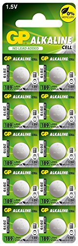 Pilhas Não Recarregáveis GP-Power 1.5V LR1130 X10 GP BATTERIES - Baterias de uso geral - 1.5v, lr1130, 2 cm, 6.8 mm