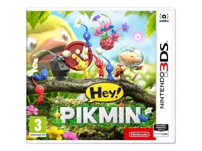 Jogo Nintendo 3Ds Hey! Pikmin (Edição Espanha) Nintendo - Software de jogos de vídeo - nintendo 3ds, pikmin, aventura, plataformas
