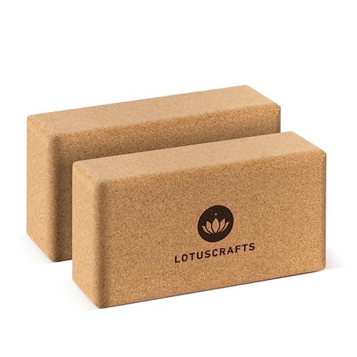 Bloco De Yoga SUPRA GRIP 3X3X1.5CM (Semi-rígido) Lotuscrafts - Exercício e fitness - antiderrapante, macio, aderente, natural