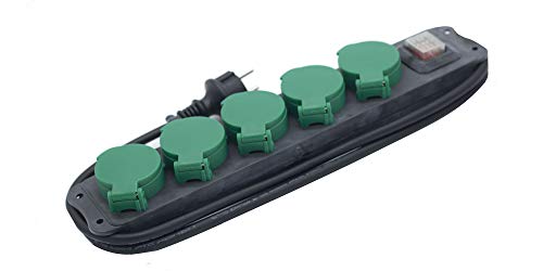 Base Exterior Antihumidade PRENDELUZ (5 Tomadas) Prendeluz - Fios e cabos elétricos - antihumidade, 5 tomadas