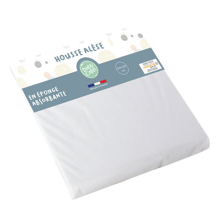 Housse Alésé En Éponge 60X120 Cm Branco Babycalin - Roupa - housse, almofada, éponge, 60x120 cm, branco, polietileno