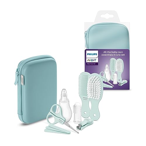 Conjunto de Acessórios PHILIPS AVENT Sch400/00 Philips - Kits de saúde e higiene para bebês - aspirador nasal, escova de dentes, cuidados
