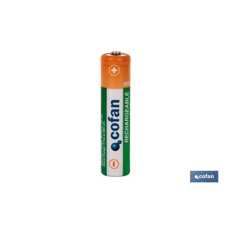 Pilhas Recarregáveis 1.2V Aa Ni-Mh 900Mah (10 Unidades) Cofan - Baterias de uso geral - 1.2V, 900mah, nimh, 10 unidades