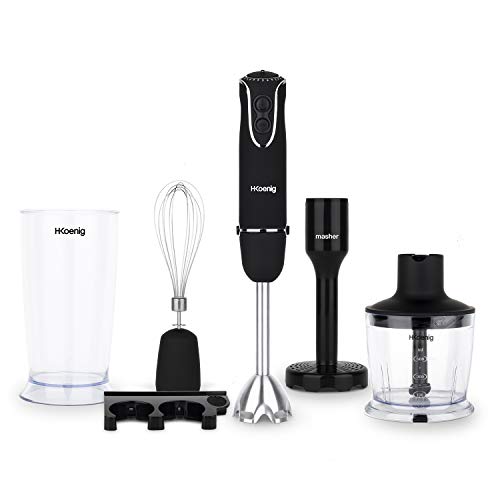 Varinha Mágica H.KOENIG MIX75 (850 W - 4 velocidades) H.Koenig - Batedeiras e liquidificadores - 850 W, 4 velocidades, turbo, inox, removível