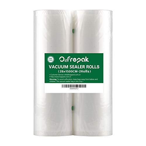 Saco de Embalar a Vácuo 28X1500Cm Duplo O2frepak - Bolsas para seladoras a vácuo - a vácuo, 28x1500cm, duplo