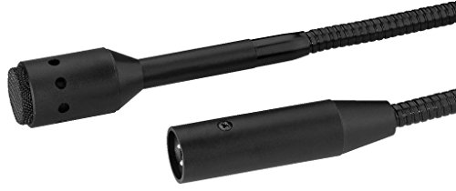 Microfone MONACOR DMG 600 (Preto - Condensador) MONACOR - Microfones - condensador, 565mm, preto, microfoneira