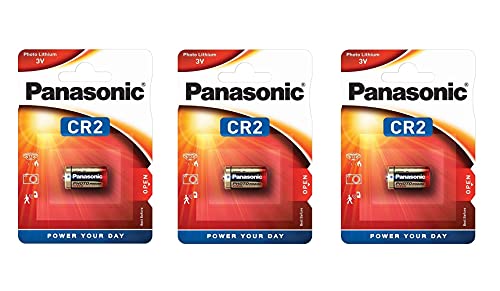 Pilhas PANASONIC CR2 (3 V - Alcalino - CR2) Corp. Panasonic - Baterias - alcalino, 3 V, 1200 mAh, cilíndrico
