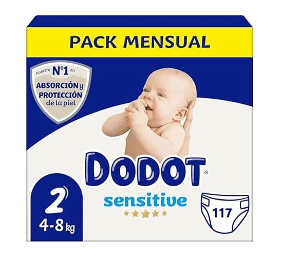 Fraldas DODOT Sensitive (Tamanho: 2 - 117 unidades) Procter & Gamble - Roupa interior - tamanho 2, 117 unidades