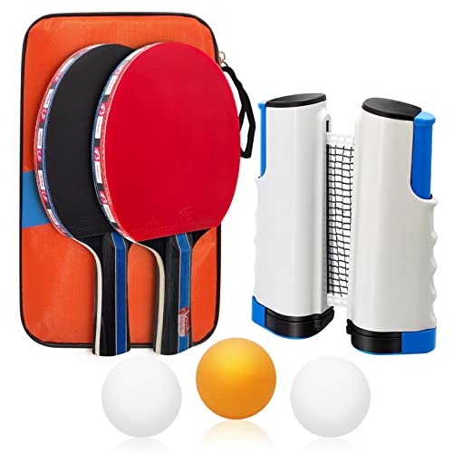 Conjunto de Raquetes de Ping Pong BAOLUN (2 Un - Material: Plástico) Baozun - Bolsas, carteiras e estojos - plástico, branco e preto, ping-pong