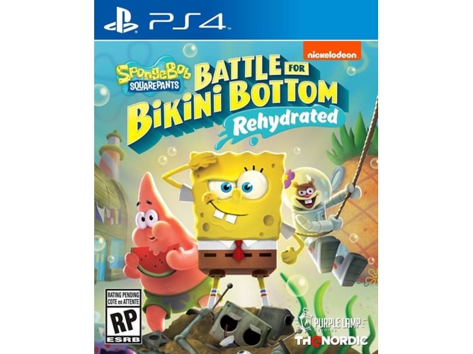 Jogo PS4 SpongeBob SquarePants: Battle For Bikini Bottom Rehydrated Sony - Software de jogos de vídeo - ps4, spongebob, Bikini Bottom, ação