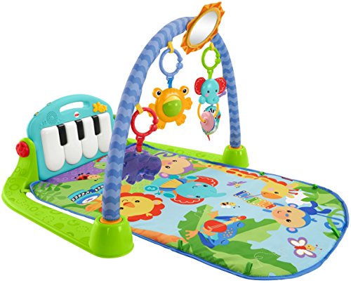 Tapete de Atividades FISHER-PRICE BMH49 (Multicolor) Mattel - Brinquedos - 2 modos, música curta, música longa, brinquedos reposicionáveis
