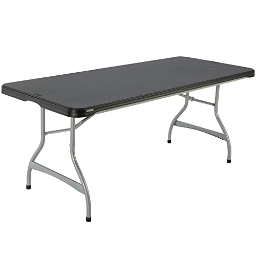 Mesa Dobrável LIFETIME Rectangular Ultra Resistente Preto Lifetime - Móveis de exterior - dobrável, ultra-resistente, preto