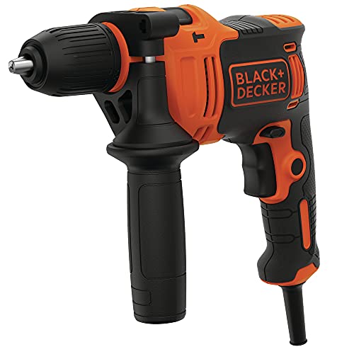 Berbequim Black & Decker BDCDD1215K | 12,5 cm²/seg (Ferramentas Eléctricas) BLACK + DECKER - Berbequins elétricos portáteis - 12,5 cm²/seg, plástico, preto, laranja