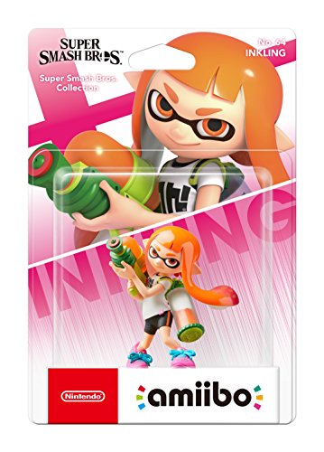Figura AMIIBO Super Smash Bros. Inkling (Nintendo Wii U) Nintendo - Acessórios para consoles de videogame - amiibo, Super Smash Bros, inkling, nintendo wii u