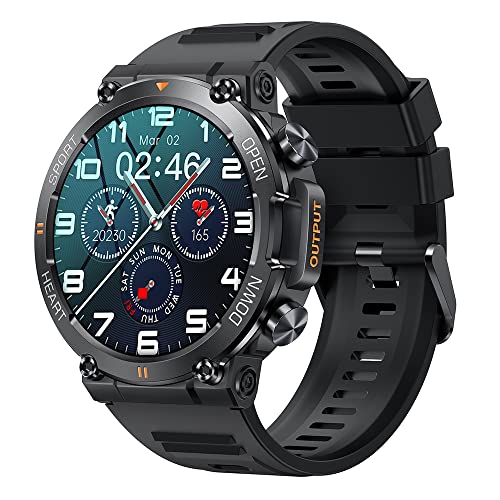 Relógio Desportivo GAWEAR GW-AT02 (Bluetooth - Até 5 dias de autonomia - Preto) GaWear - Monitores de atividade - bluetooth, policarbonato, ecrã tectonico, bateria recarregável