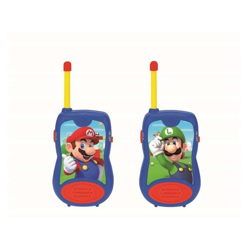 Walkie-Talkie LEXIBOOK Super Mario Alcance (100 m) Lexibook - Rádios bidirecionais - walkie-talkie, super mario, alcance 100m, clip cinto, antena flexível
