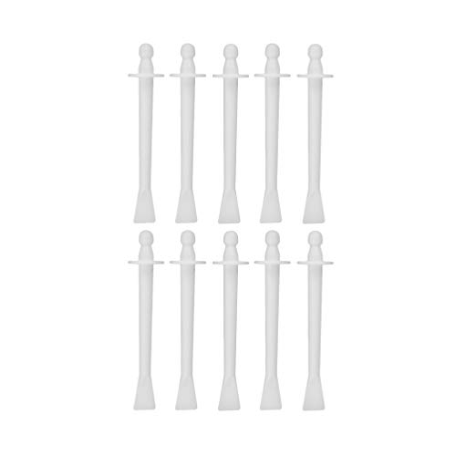 Lurrose 10 Peças de Bambu de Cera Nasal Apliques Espátulas Tiras de Cera de Nariz Lurrose - Banho e corpo - bambu, cera nasal, aplicadores, espátulas