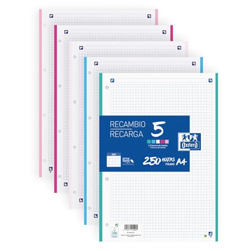 Oxford 400010045 Recargas para Arquivadores Hamelin Brands - Papel para fichários - recargas, arquivadores, preto, oxford