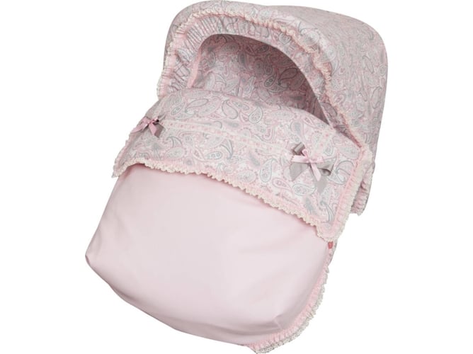 Forra para Berço BABYLINE Caramelo Rosa (Capacidade de 60 x 120 cm) Babyline - Forros e sacos de transporte para bebês - caramelo, rosa, algodão, 60x120 cm