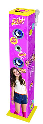 Torre de Som LEXIBOOK Soy Luna (Autonomia 3h - Até 6 metros de Alcance) Lexibook - Sistemas de karaokê - 40 watts, bluetooth, stand smartphone, aux-in