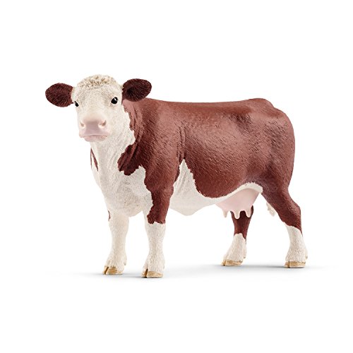 Figuras de Brincar SCHLEICH Hereford Cattle (Idade Mínima Recomendada: 3 anos) Schleich - Brinquedos - figuras, brincar, Hereford Cattle, 3 anos