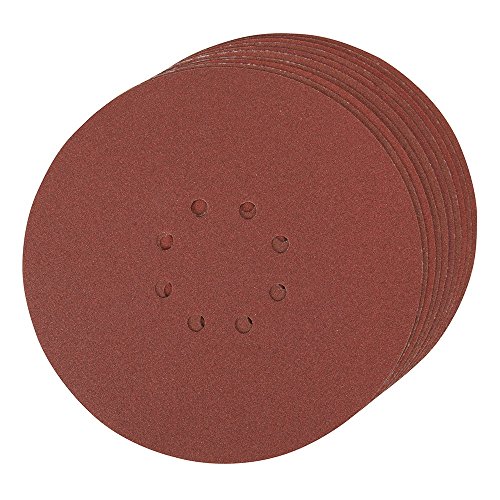 Conjunto de Discos de Lixar SILVERLINE 273151 (10 peças) Silverline - Acessórios para ferramentas - 10 peças, óxido de alumínio, 8 agulhas, 225 mm