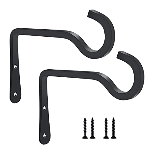 Suporte para Plantas Hh-Life 2 Peças Preto 15X10 Cm (Jardinagem) HH-LIFE - Suportes para plantas - 2 peças, preto, 15x10 cm