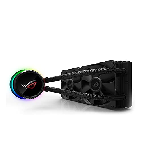 Cooler de Água ASUS ROG Ryuo 240 Preto e Cinzento ASUS - Peças de refrigeração de sistema de computador - 240 mm, asus rog ryuo, preto, cinzento